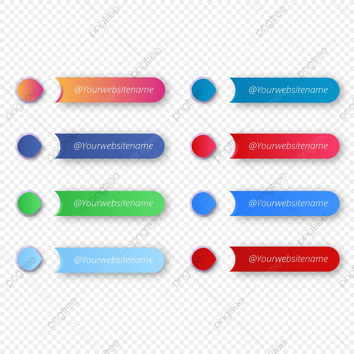 pic Banner Transparent Background Social Media Tags For Text Png social media buttons png and vector