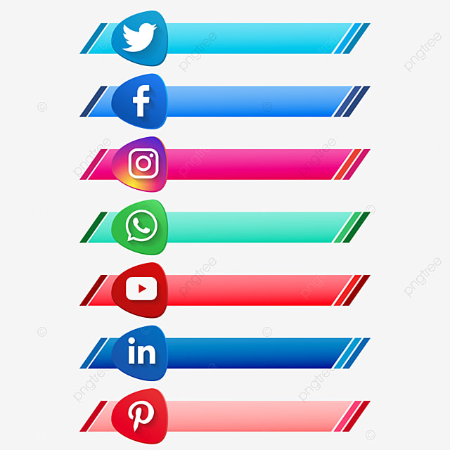 wallpapers Banner Transparent Background Social Media Tags For Text Png https pngtree com freepng modern social media logos vector set banners for text 5582116 html