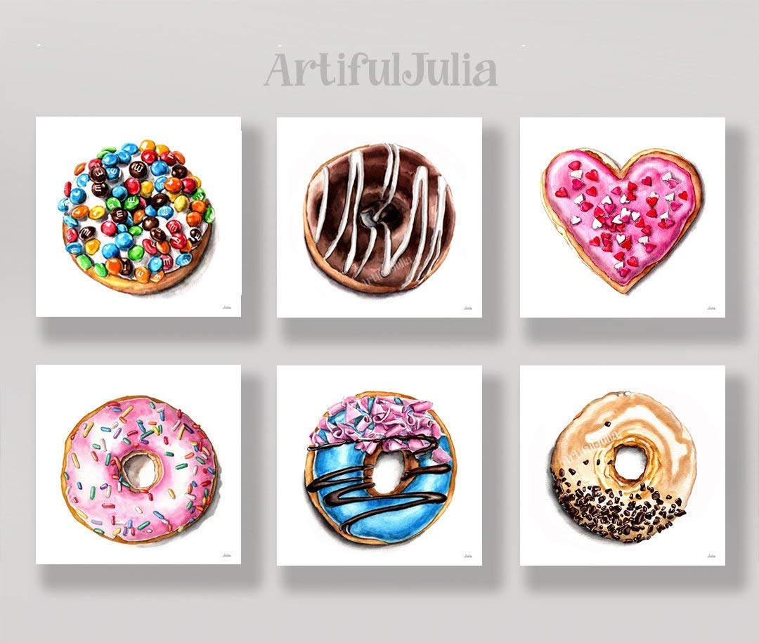 Featured image of post Watercolor Donut Painting