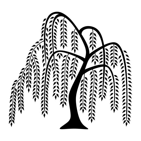 Featured image of post Willow Tree Silhouette Simple